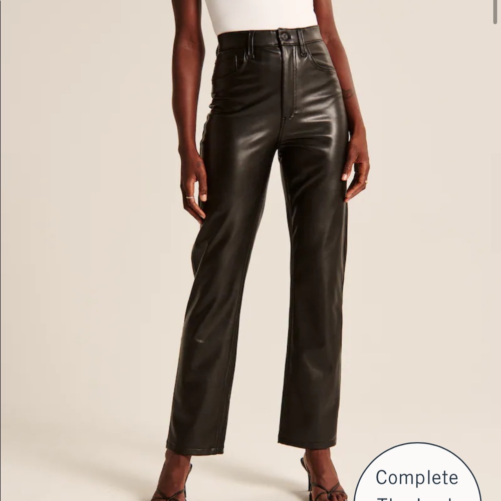 Abercrombie leather pants